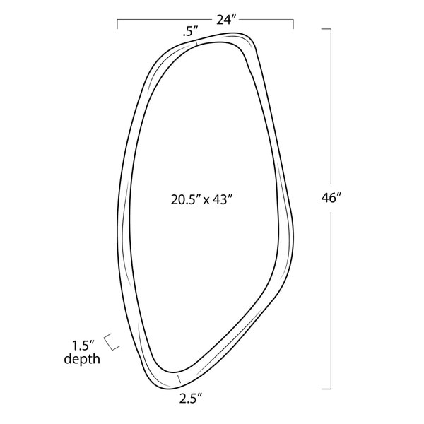 Galet Mirror Line Drawing
